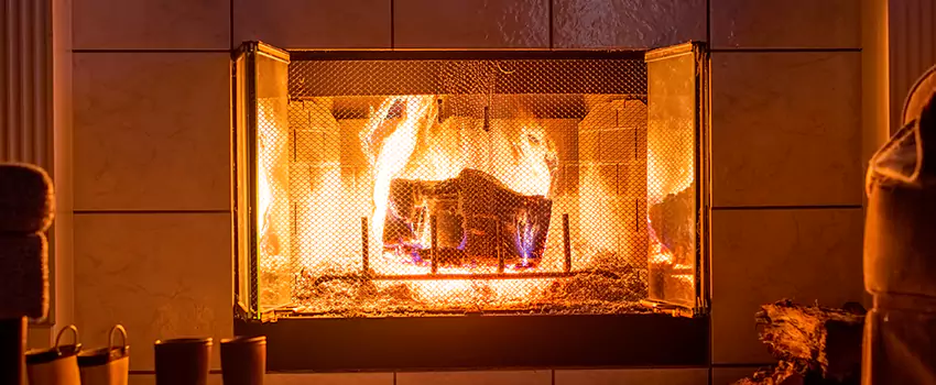 Mendota Hearth Landscape Fireplace Installation in Cape Girardeau, Missouri